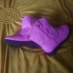 Baby girl pink cowgirl boots